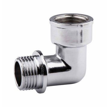 Коліно SD Forte 1/2" ВЗ хром SF372H15