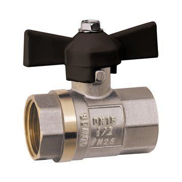Кран кульовий Valve 1/2" ВВ для води (метелик) SV602W15AL