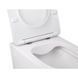 Унітаз з сидінням Qtap Swan Rimless з інсталяцією Nest ST та чорною матовою панеллю Nest
