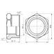 Футорка SD Forte 1" 1/4х1" ЗВ SF3743225
