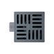 Трап горизрнтальний з пластиковою решіткою 148x148 Lidz WHI6007T00301 (випуск 50 мм)
