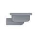 Трап горизрнтальний з пластиковою решіткою 148x148 Lidz WHI6007T00301 (випуск 50 мм)