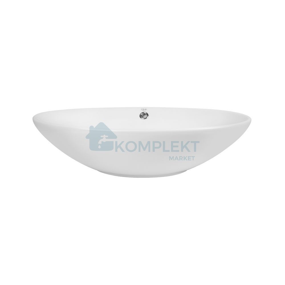 Раковина-чаша овальна Qtap Dove 630х415х150 White QT06113077WN (накладна)