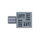 Трап горизонтальний з пластиковою решіткою 103x103 Lidz WHI6007T00300