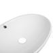Раковина-чаша овальна Qtap Dove 630х415х150 White QT06113077WN (накладна)