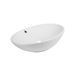 Раковина-чаша овальна Qtap Dove 630х415х150 White QT06113077WN (накладна)