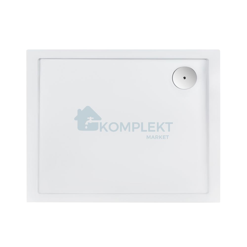 Душовий піддон 100x80x12см Qtap Tern 301812C (з сифоном)