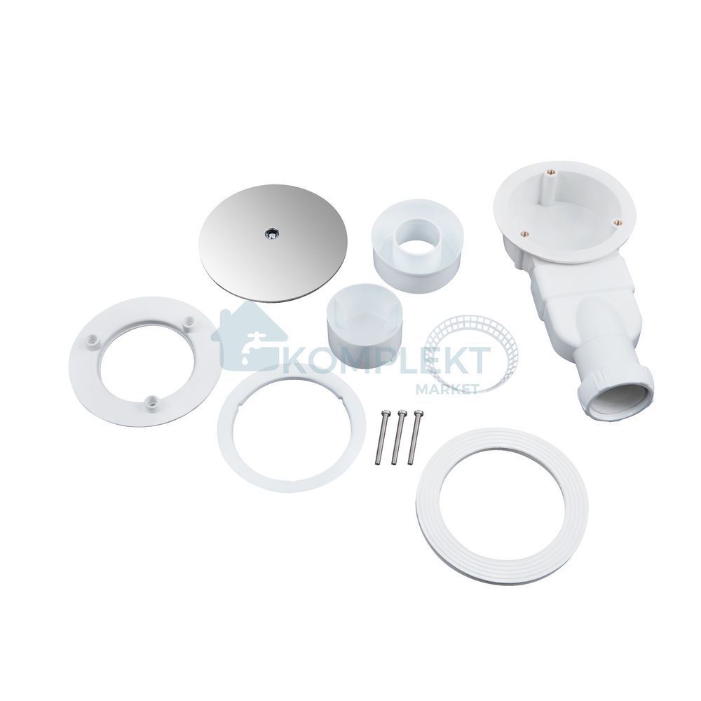 Душовий піддон 100x80x12см Qtap Tern 301812C (з сифоном)