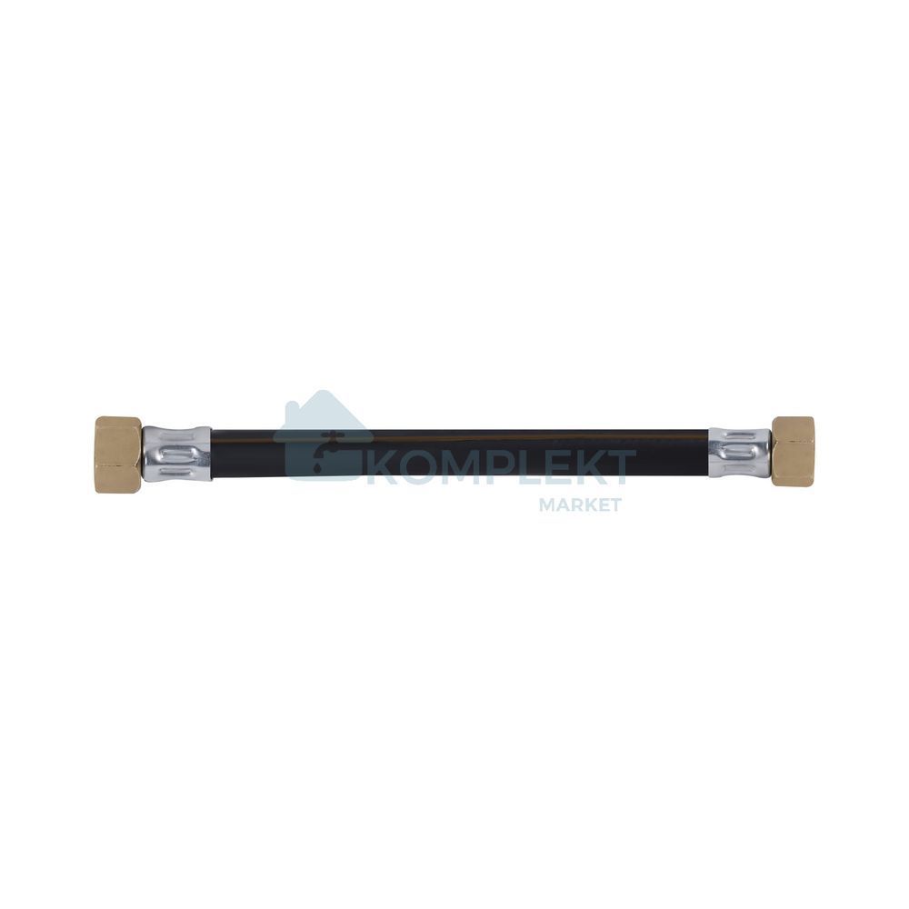Гумовий шланг для газу чорний L- 300 cм 1/2"вв SD Plus SD091G300