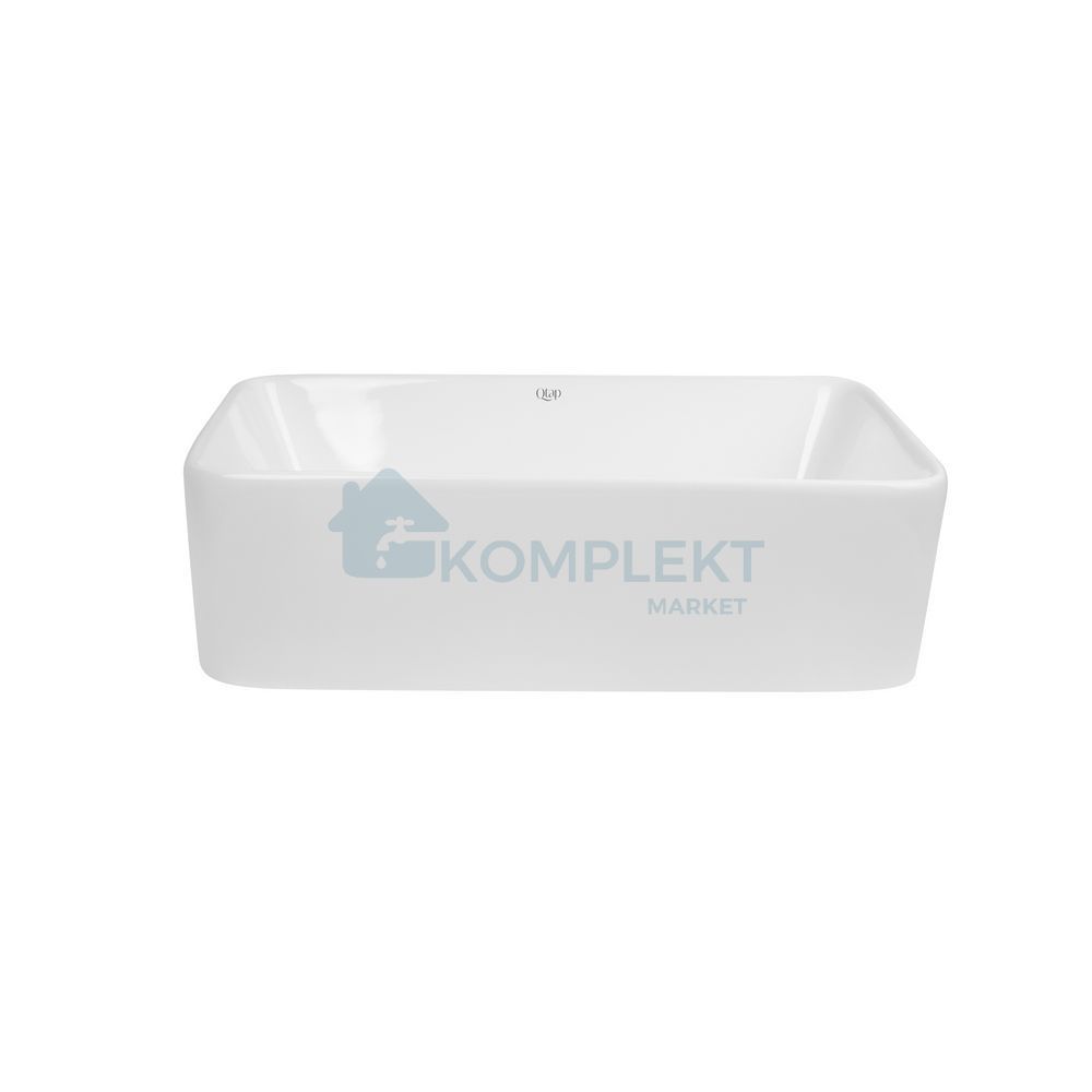Раковина-чаша накладна Qtap Tern 480х370х135 White QT17112074WN (прямокутна)