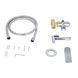 Набір для гігієнічного душу Qtap Slavonice округлий QTSLA262CRM45915 (хром)
