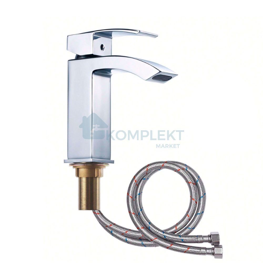 Змішувач для раковини Qtap Swan Cascada QTSWA270CRM45564 (латунний)