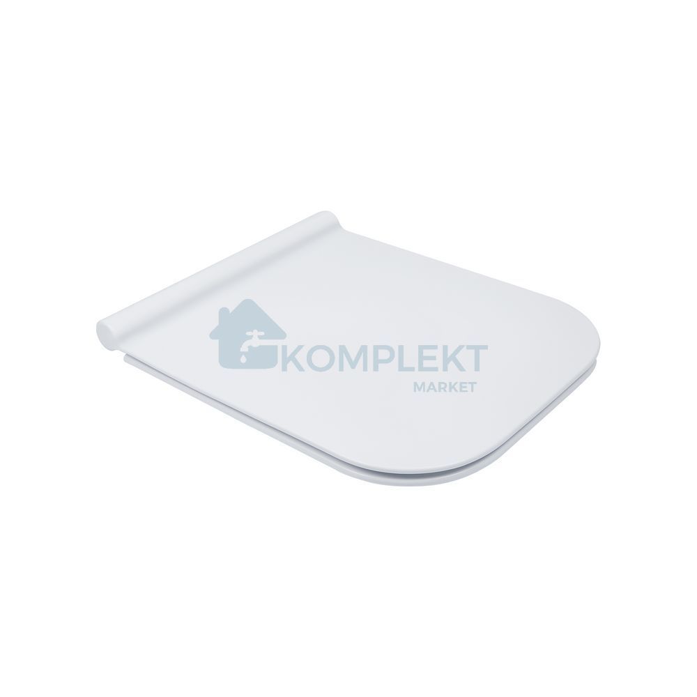 Унітаз підлоговий Qtap Cardinal безобідковий з сідінням Soft-close QT0422C666PW
