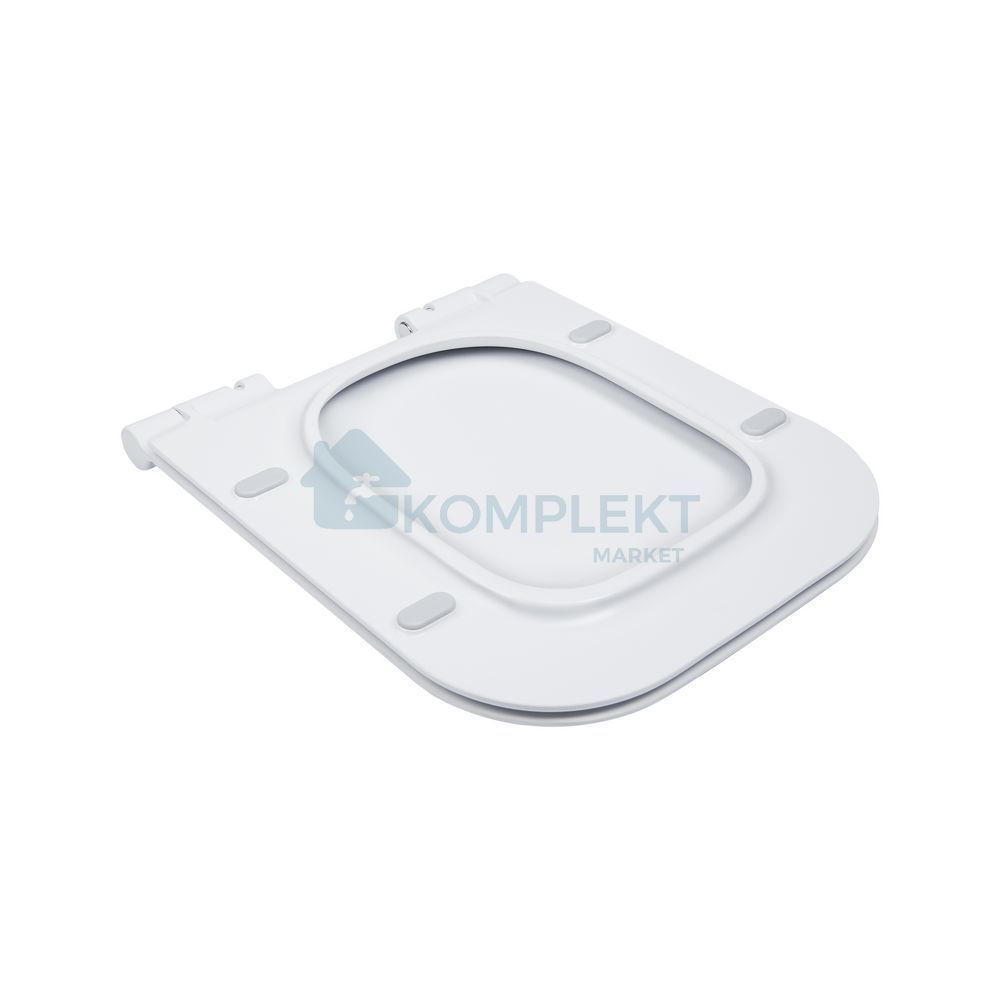 Унітаз підлоговий Qtap Cardinal безобідковий з сідінням Soft-close QT0422C666PW