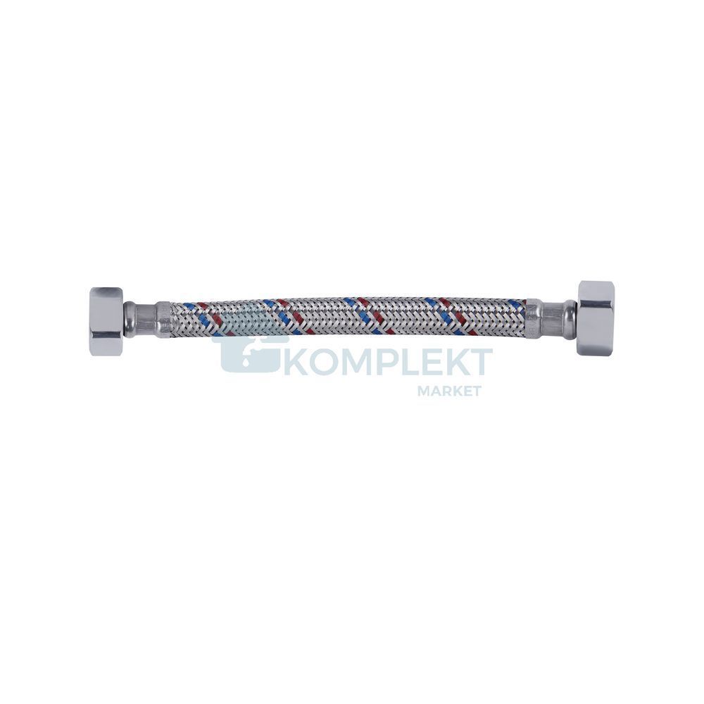 Гнучкий нержавіючий шланг для води SD Plus L- 80cм 1/2"ВВ SD397W80