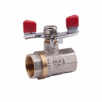 Кран кульовий Valve 1" ВВ для води (метелик) SV602W25