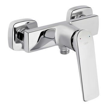 Змішувач для душу Qtap Vlasta 4028102C латунний хромований корпус