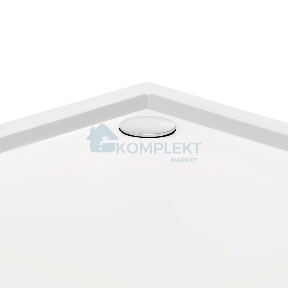 Душовий піддон квадратний 100x100x12см Qtap Tern 301112 (з сифоном)