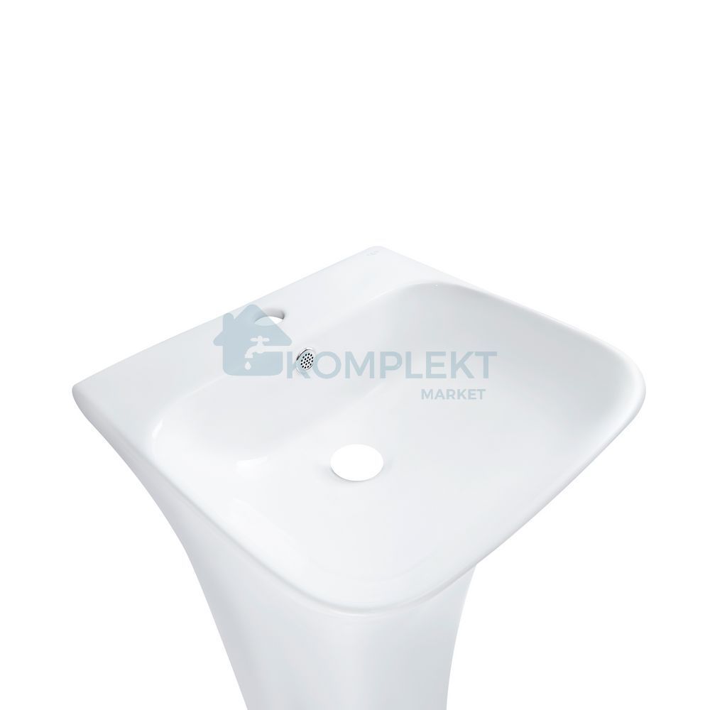 Раковина для підлоги моноблок Qtap Crow 445x435x825 White QT0511G315WN