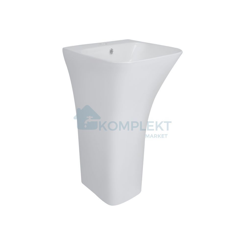 Раковина для підлоги моноблок Qtap Crow 445x435x825 White QT0511G315WN