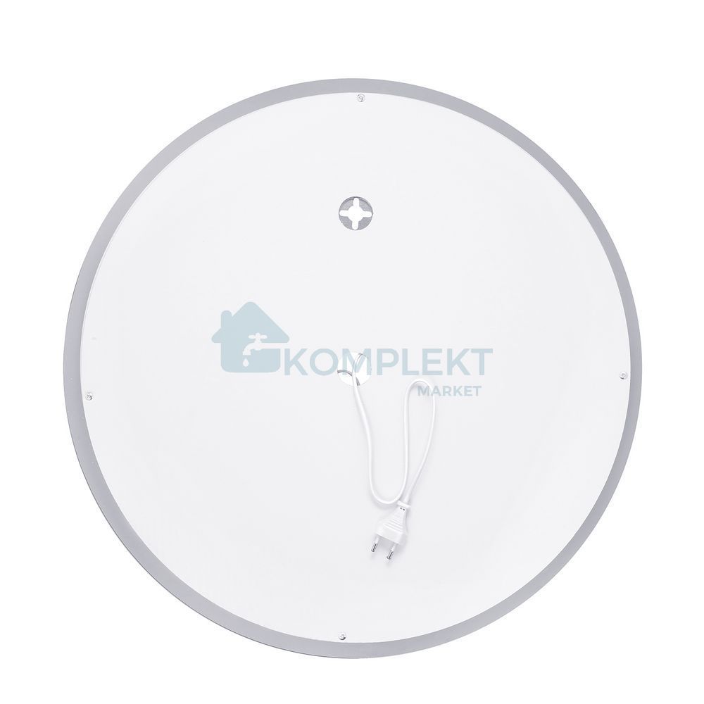 Кругле дзеркало у ванну Kroner KRP Spiegel R1-6060 &Oslash;600 мм з LED-підсвіткою та антизапотіванням, Ні