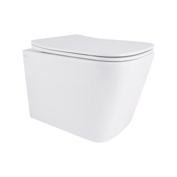 Унітаз підвісний Qtap Tern Ultra Quiet QT1733052EUQW із сидінням Slim,Soft-close