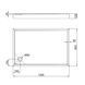 Душовий піддон прямокутний 120x80x12см Qtap Tern 3012812 (з сифоном)