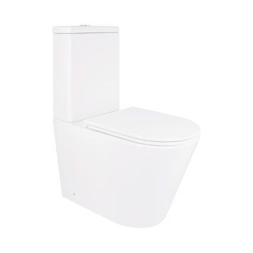 Підлоговий унітаз Qtap Scorpio безободковий Ultra Quiet з сидінням Soft-close QT14222125AUQW