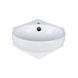 Раковина підвісна Qtap Leo 360x385x140 White QT11115010WN (кутова)