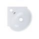 Раковина підвісна Qtap Leo 360x385x140 White QT11115010WN (кутова)