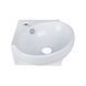 Раковина підвісна Qtap Leo 360x385x140 White QT11115010WN (кутова)