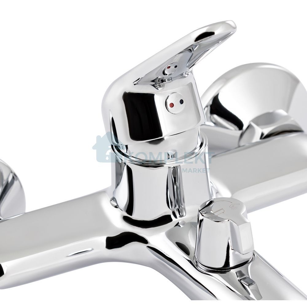 Змішувач Qtap Ol&scaron;ava 3012107GC для ванни з коротким виливом