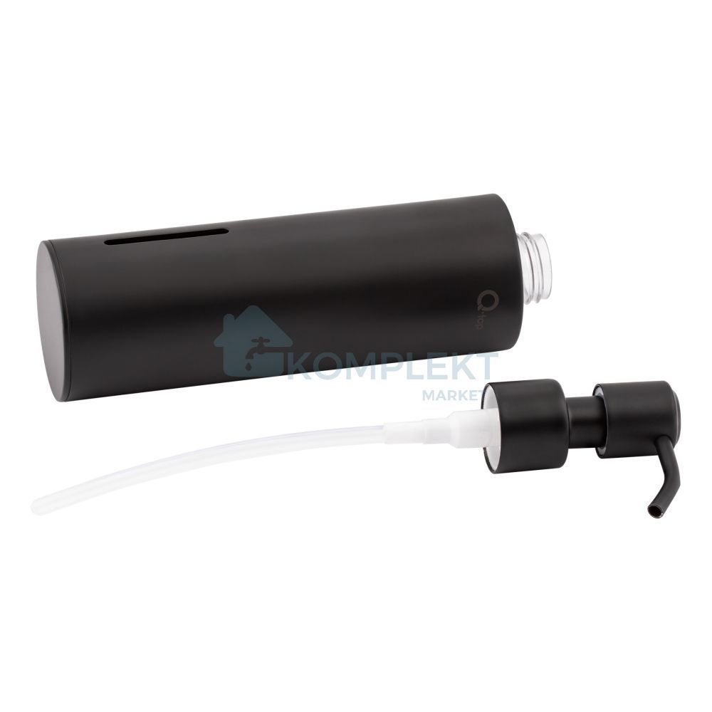 Дозатор для рідкого мила 250мл Qtap Liberty BLM 1152-1 (чорний матовий)