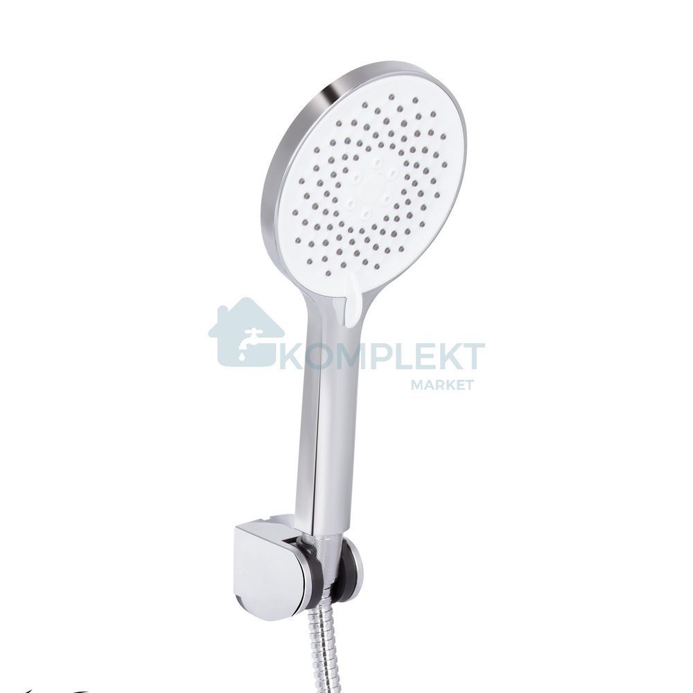 Змішувач для ванни латунний Qtap Vlasta New (з душовим гарнітуром) QTVLA259CRM45642 Chrome