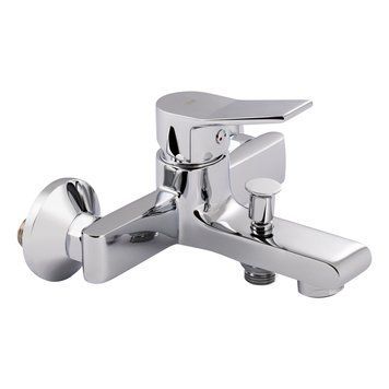 Змішувач Qtap Javorn&iacute;k 3014107DC для ванни з коротким виливом