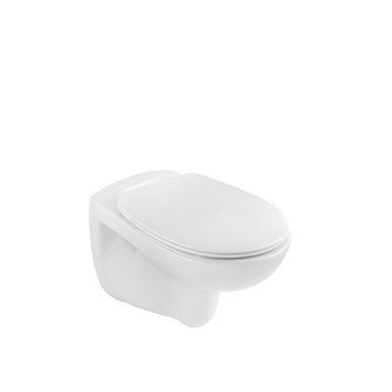 Унітаз підвісний безобідковий Kroner KRP - A534UF Rimless, сидіння Slim Duroplast / Soft-close / Quick relase