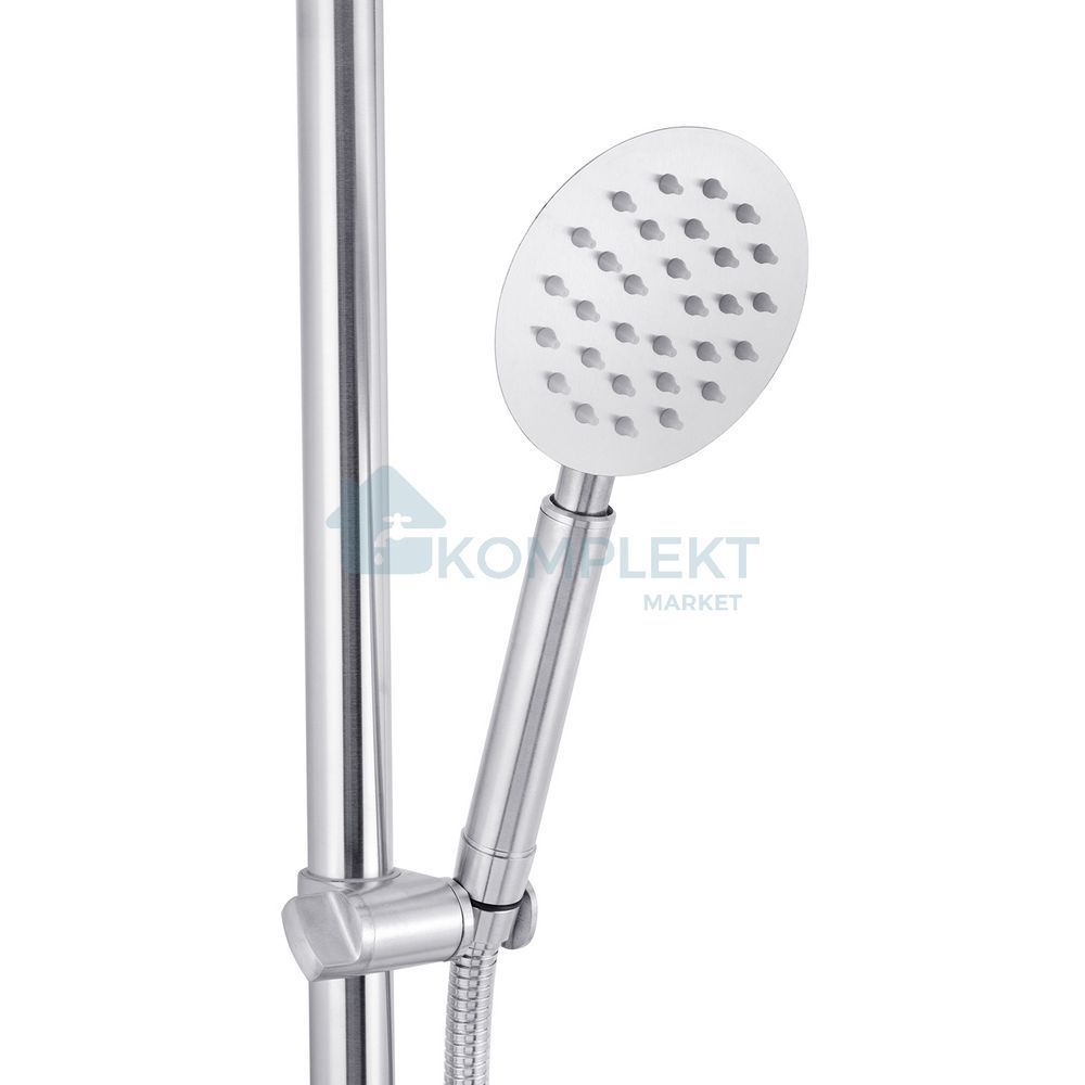 Душова стійка з лійками Kroner KRP Edelstahl Klassisch ESG231 Flex (нержавіюча сталь)