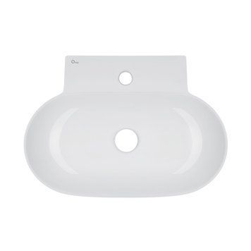 Раковина підвісна/накладна Qtap Cardinal 565х395х135 White QT0411K177WN