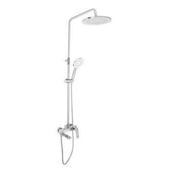 Душова система з виливом Qtap Vlasta New (латунний корпус) QTVLA111CRM45650 Chrome