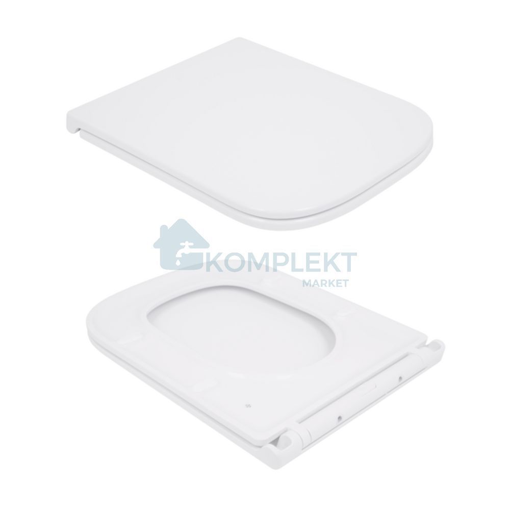 Унітаз підлоговий Qtap Tern Ultra Quiet безобідковий з сидінням та бачком Soft-Close QT17222175AUQ1W White