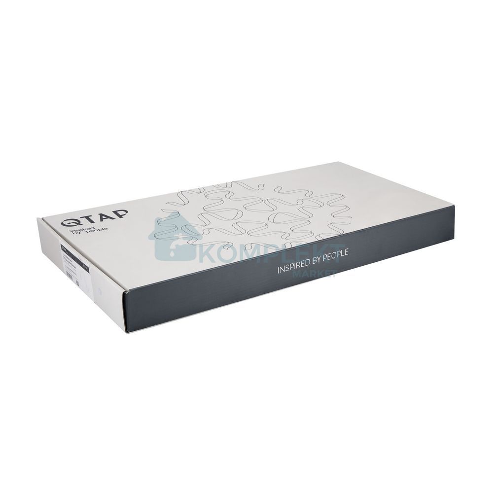 Змішувач для кухні Qtap Vlasta New з висувним виливом QTVLA344GMB45647 Gunmetal Black PVD