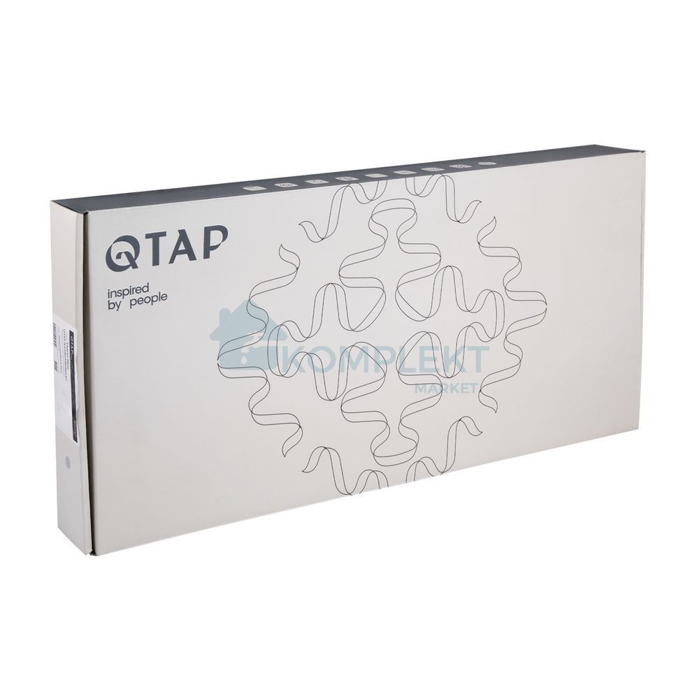 Змішувач для кухні Qtap Vlasta New з висувним виливом QTVLA344GMB45647 Gunmetal Black PVD