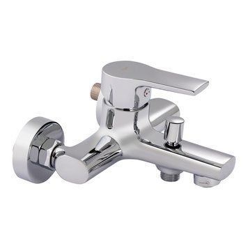 Змішувач Qtap Labe 3020107DC для ванни з коротким виливом