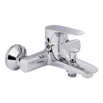 Змішувач Qtap Svitava 3011107DC для ванни з коротким виливом
