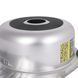 Кухонна мийка овальна Brinex 5745, 570х450мм, нержавіюча сталь, врізна, рифлена (декор), 0.8 мм, універсальне крило