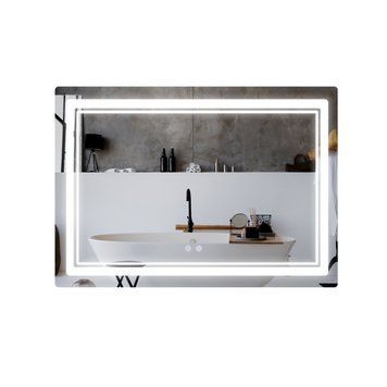 Дзеркало Qtap Cardinal CA2 1200&times;800 мм з LED-підсвіткою, антизапотіванням, димером та регулюванням світла 3000&ndash;6500K, заокруглені кути, Ні