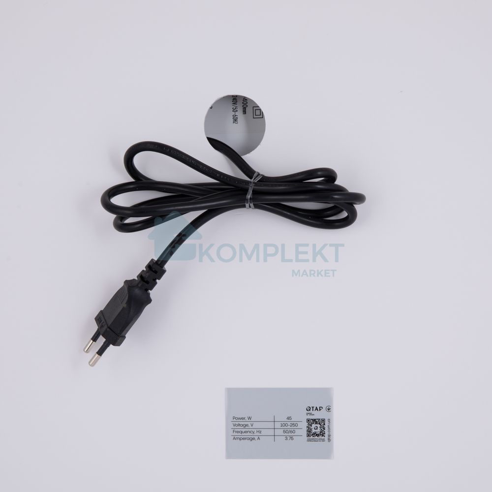 Дзеркало Qtap Cardinal CA2 800&times;600 мм з LED-підсвіткою, антизапотіванням, димером та регулюванням світла 3000&ndash;6500K, заокруглені кути, Ні