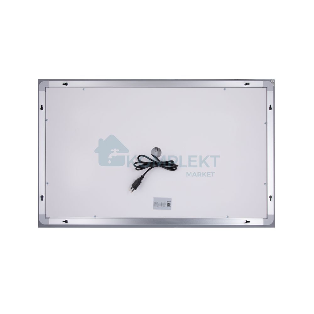 Дзеркало Qtap Cardinal CA2 800&times;600 мм з LED-підсвіткою, антизапотіванням, димером та регулюванням світла 3000&ndash;6500K, заокруглені кути, Ні