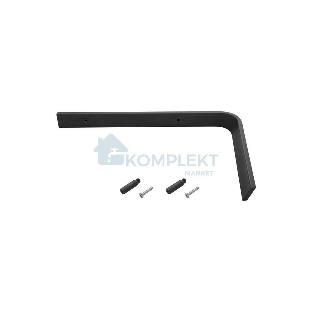 Тримач рушника для тумби 420х250 мм Qtap Tern Matt Black
