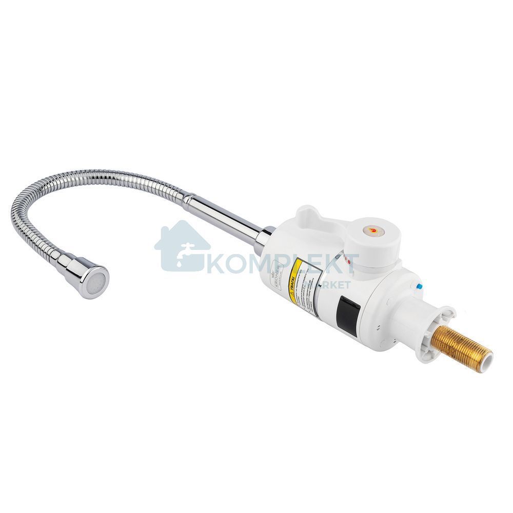 Кран-водонагрівач гнучкий Kroner KRM Volt CW090R з дисплеєм (тен 3 кВт)